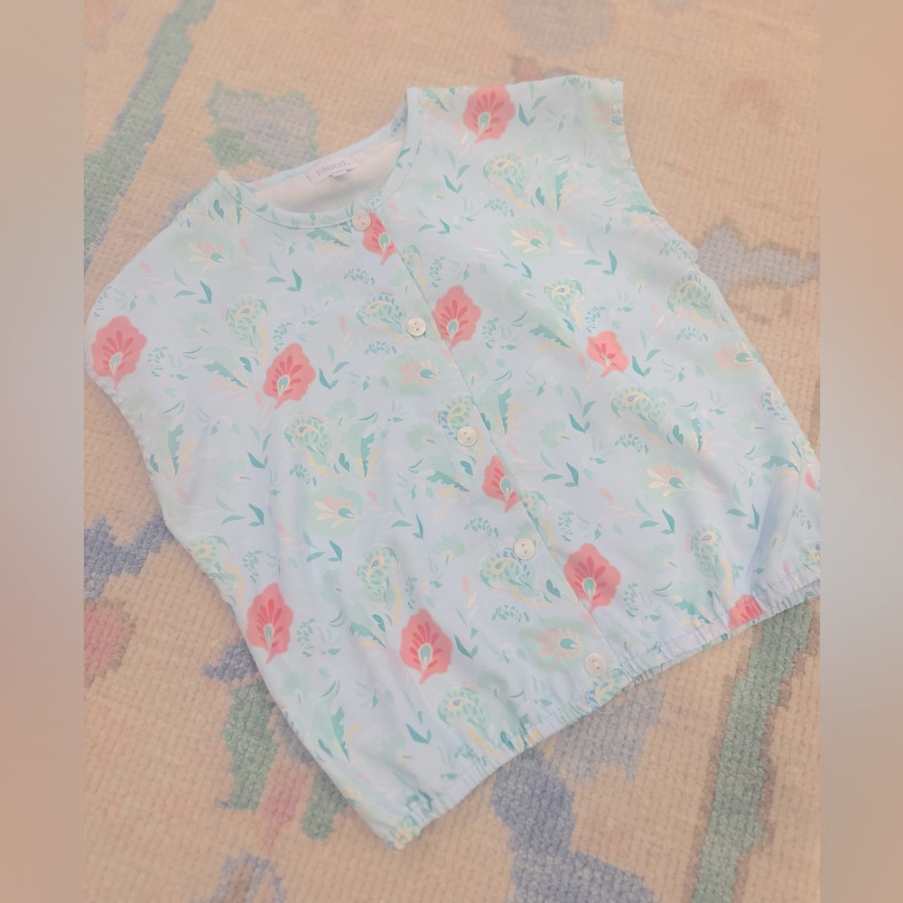 Girls Pleat top